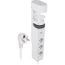 Удлинитель JAZZWAY ETD-03U-150-wh 5059535 3х1,5м на струбцине с заземлением с выключателем 3 USB выхода (2А+1С) IP20 ПВС 3х1